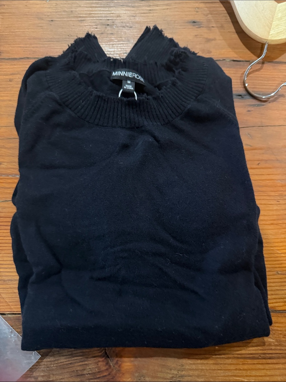 Minnie Rose cotton cashmere crewneck sweaters